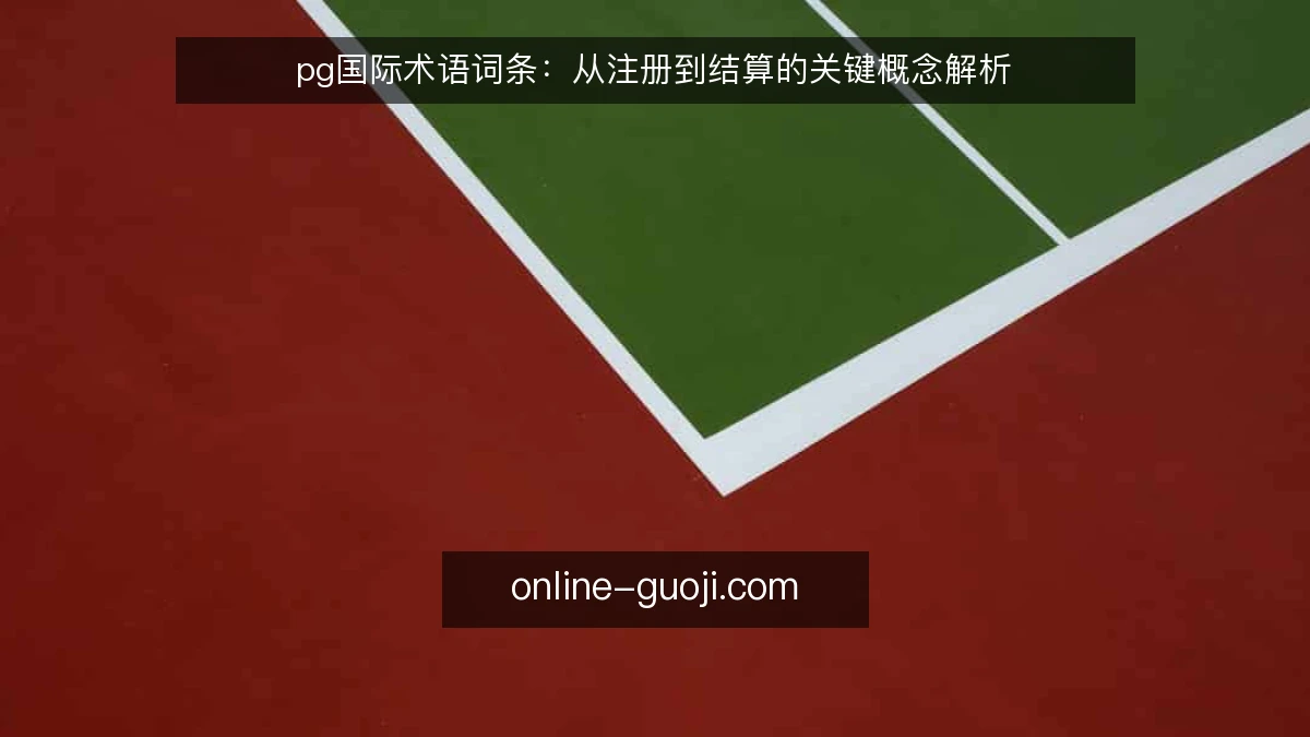 pg国际术语词条：从注册到结算的关键概念解析