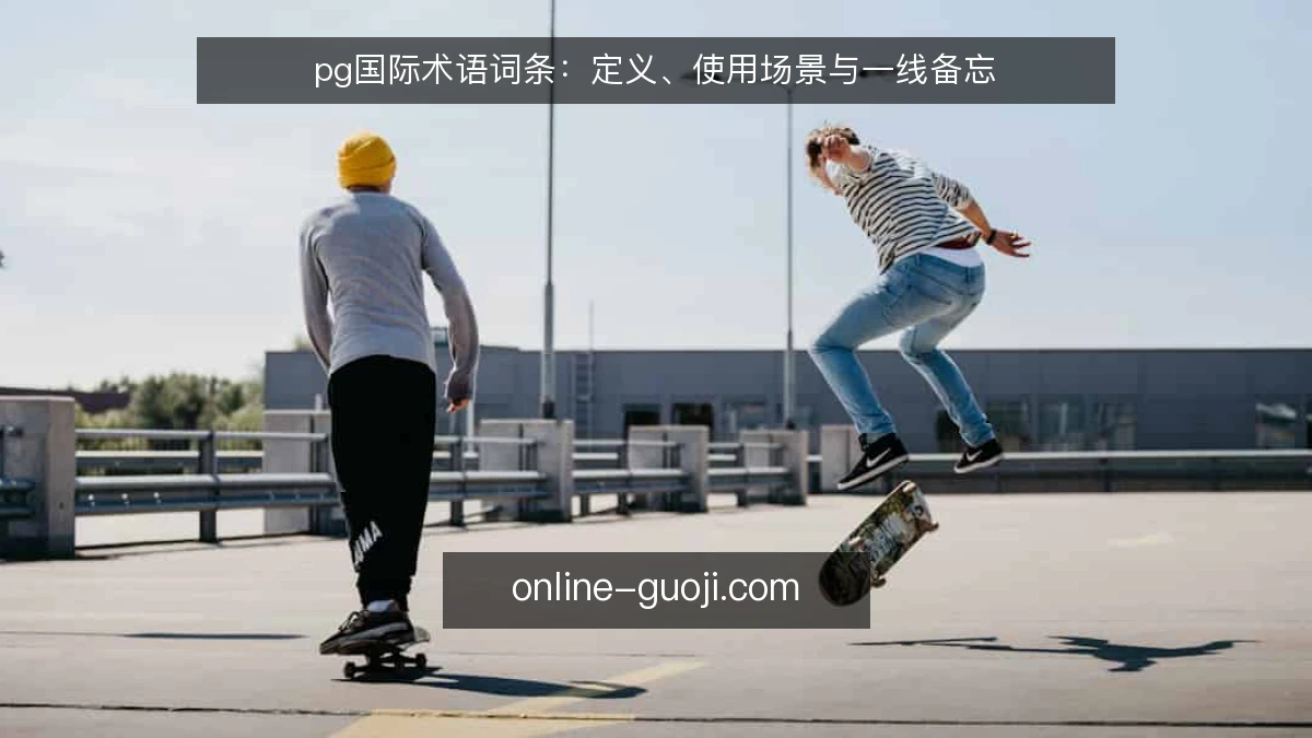 pg国际术语词条：定义、使用场景与一线备忘
