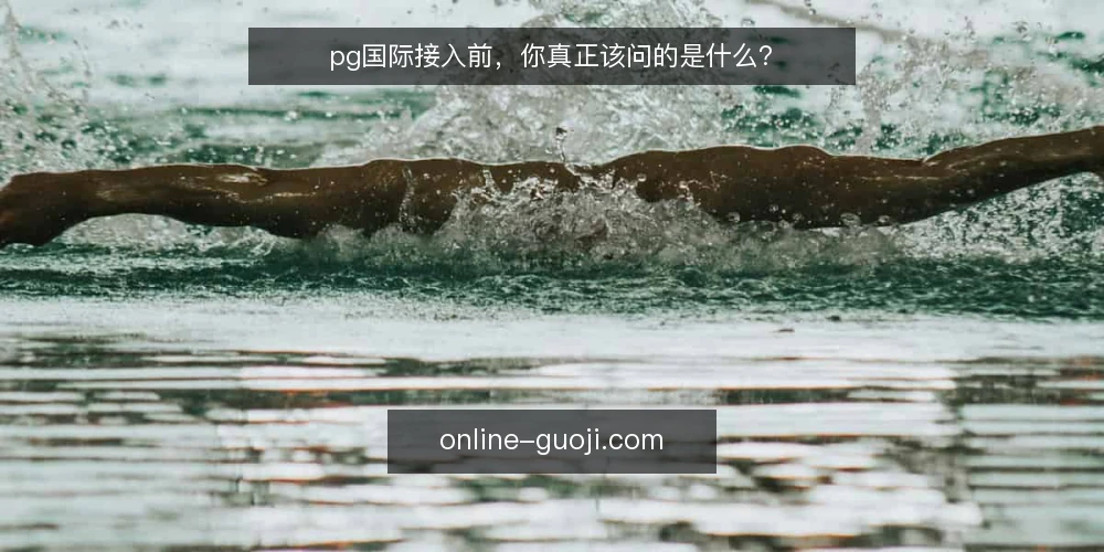 pg国际接入前，你真正该问的是什么？ — 接入前先弄清哪些背景问题？ 配图